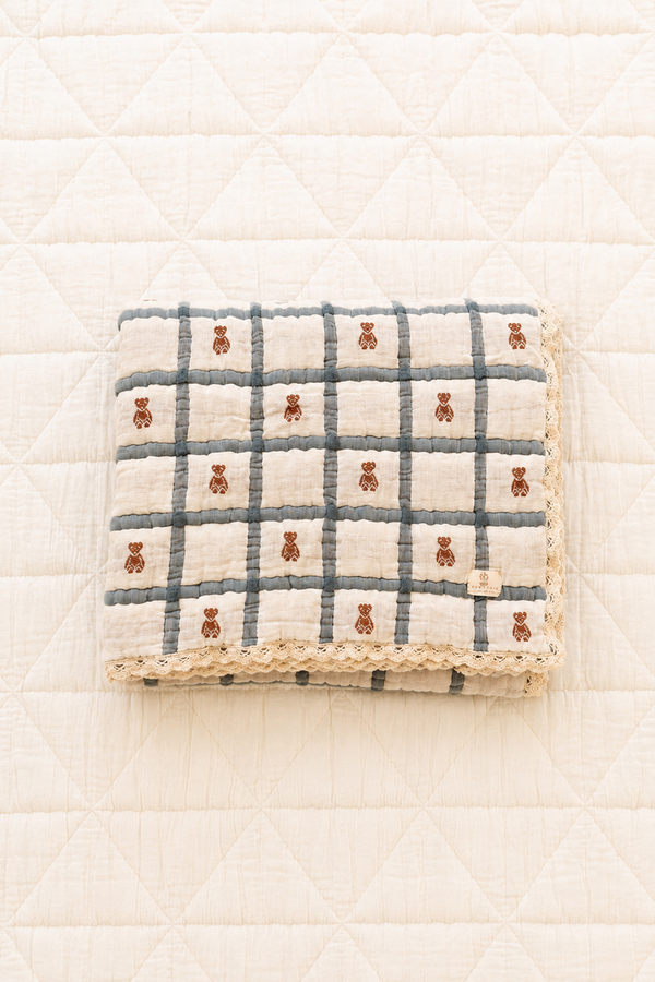 Keepsake Quilt - Teddy Bluebelle - New Grain