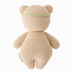 Baby Honey Bear - Ivory Floral - Cuddle + Kind