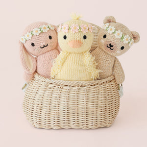 Baby Bunny - Rose with Ivory Floral - Cuddle + Kind