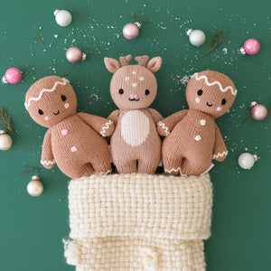 Baby Gingerbread (icing white) - Cuddle + Kind - LIMITED EDITION