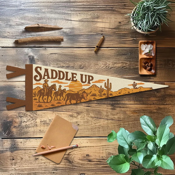 Saddle Up Pennant - Benoit's Design Co.