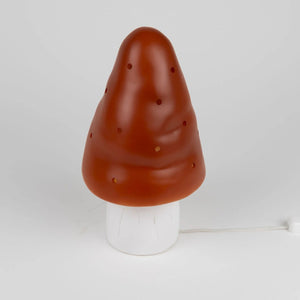 Egmont Mushroom Toadstool Lamp/Night Light - Red Brick - Small - Heico