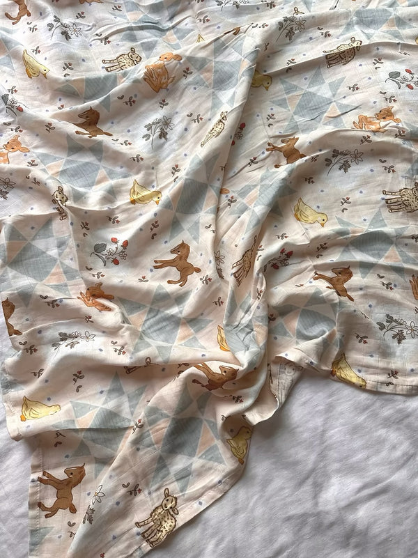 French Farmhouse Swaddle - The Name Nest