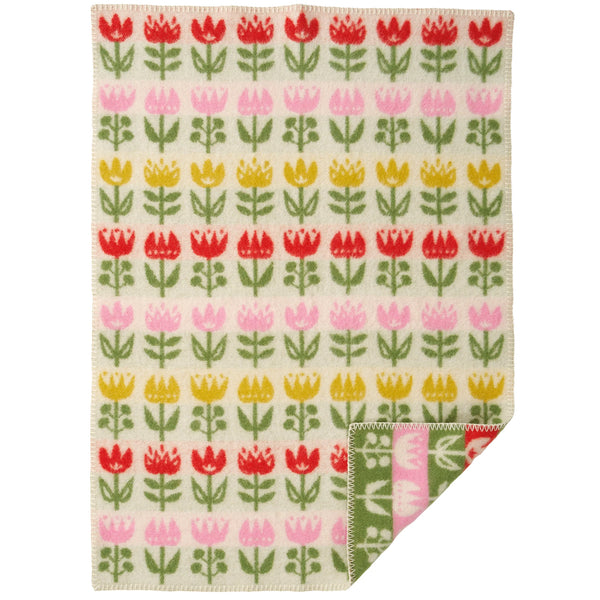 Tulip Lambswool Blanket - Klippan