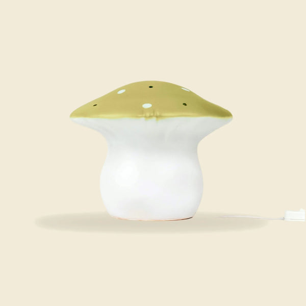Egmont Mushroom Toadstool Lamp/Night Light - Lemongrass Medium - Heico