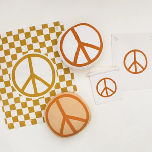 Checkered Peace Banner - Imani Collective