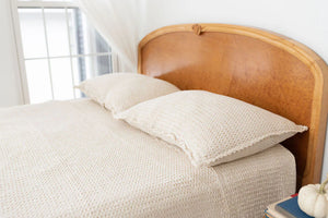 New Grain - Waffle Pillowcase - Milk