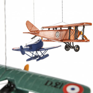 Vintage 1920 Biplane Mobile - Flight Mobile - Authentic Models – Pine ...