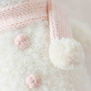 Baby Snowman - Blush - Cuddle + Kind (Seasonal Exclusive)