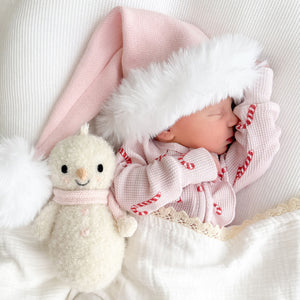 Baby Snowman - Blush - Cuddle + Kind (Seasonal Exclusive)