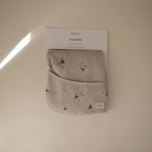 Long Sleeve Bib - Boats - Mushie