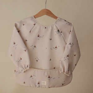 Long Sleeve Bib - Boats - Mushie