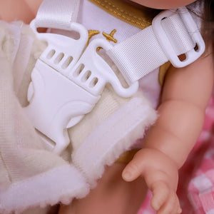 Dolls Car Seat - Strawberry Picnic - Tiny Harlow