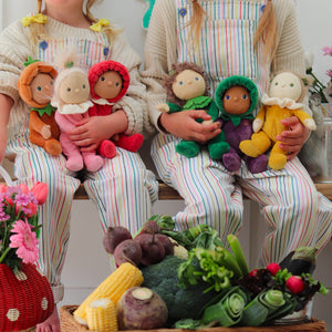 Dinky Dinkum Doll - Ellis Eggplant - Happy Harverst - Olli Ella