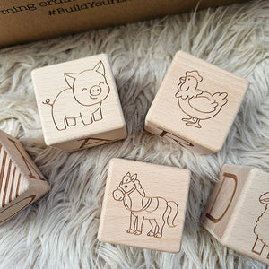 On the Farm Wooden Blocks (Booster Pack)