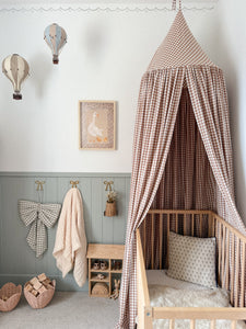 The Heirloom Blanket - 9 Layer Gauze Blanket with Lace Trim - Buttermilk