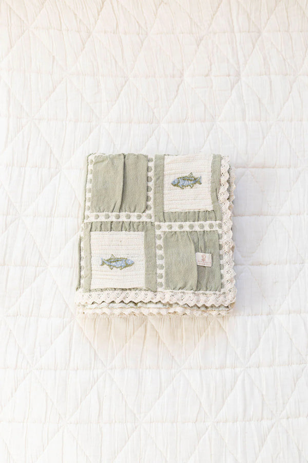 Patchwork Blanket - Fish - New Grain