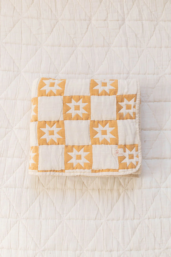 Homestead Patchwork Quilt - Sunset - New Grain