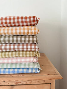 Gingham Bed Canopy - Farmhouse Dusty Green
