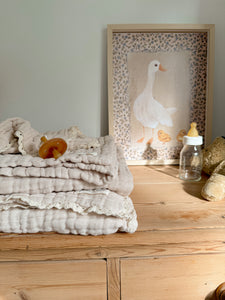 The Heirloom Blanket - 9 Layer Gauze Blanket - Oat