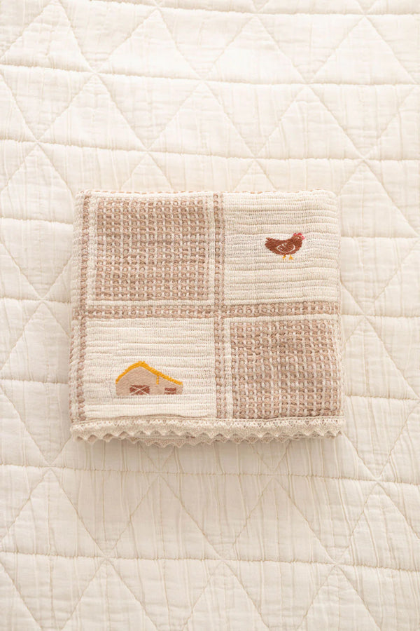 Patchwork Blanket - Farm - New Grain