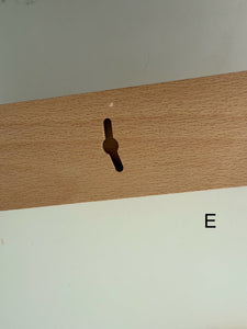 SECONDS - Scallop Shelf - Scalloped Edge Natural Wooden Shelving - Pine + Pear