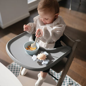 Long Sleeve Bib - Boats - Mushie
