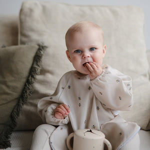 Long Sleeve Bib - Bees - Mushie