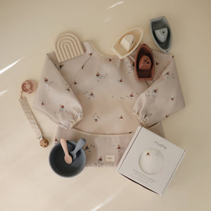 Long Sleeve Bib - Boats - Mushie