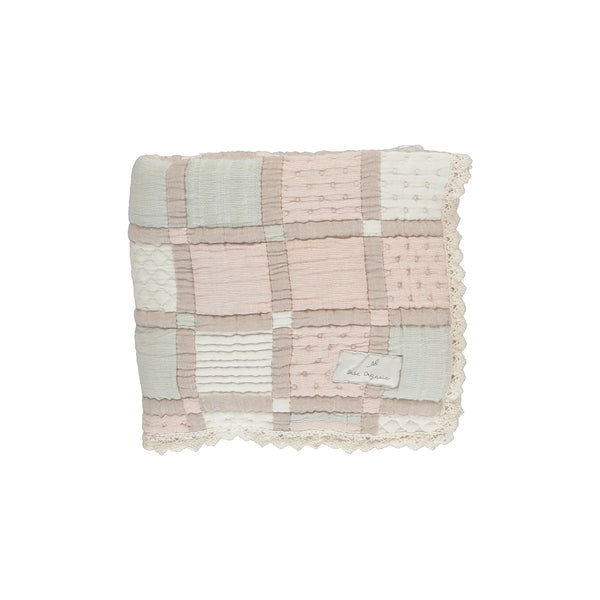 Mia Patchwork Blanket - Mellow - Bebe Organic