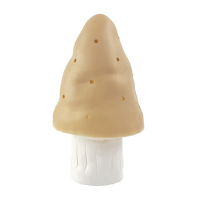 Egmont Mushroom Toadstool Lamp/Night Light - Mocha Beige - Small - Heico