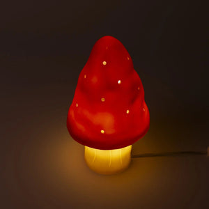 Egmont Mushroom Toadstool Lamp/Night Light - Red Small - Heico
