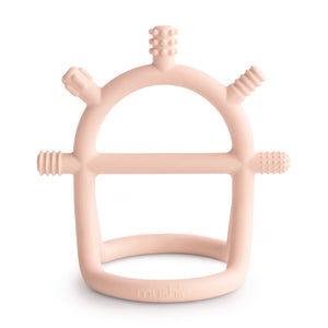 No-Drop Sensory Teether - Blush - Mushie