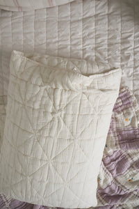 New Grain - Quilted Pillowcase - Natural