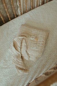 The Mini Comforter - 9 Layer Gauze Blanket - Dummy Holder - Oat