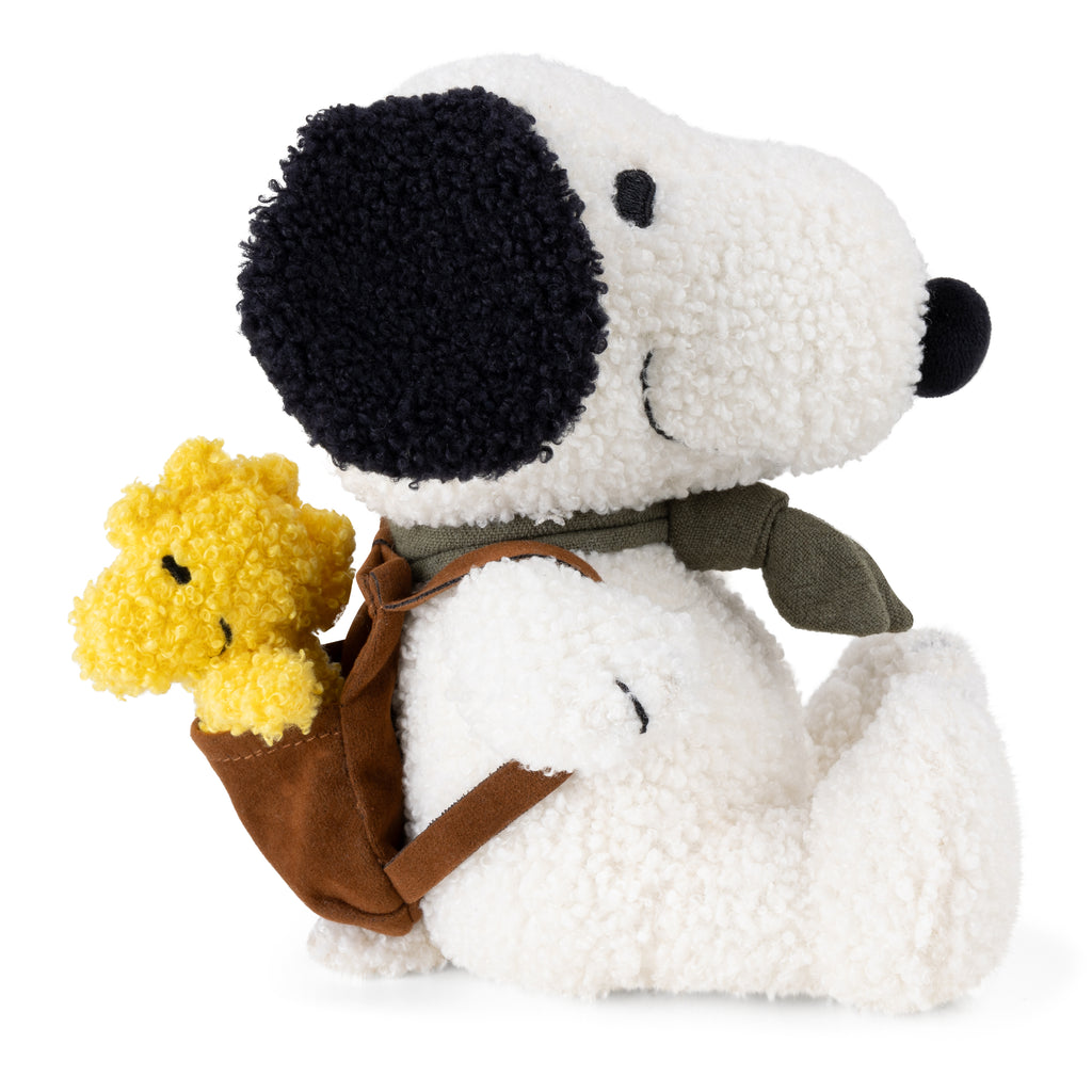 Snoopy Soft Toy - Wood Stock in Backpack - Bon Ton Toys – Pine + Pear co.