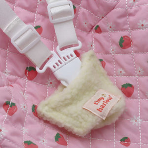 Dolls Car Seat - Strawberry Picnic - Tiny Harlow