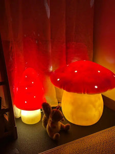 Egmont Mushroom Toadstool Lamp/Night Light - Red Small - Heico