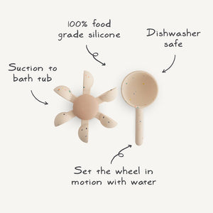 Water Wheel - Bath Play Set - Mushie