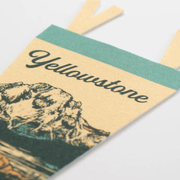 Yellowstone National Park Pennant - Benoit's Design Co.