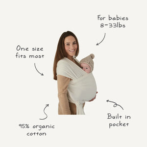 Baby Carrier Wrap Sling - Roman Green - Mushie