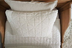 New Grain - Quilted Pillowcase - Natural