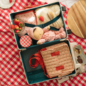 Carrie Convertible Changing Set - Strawberry - Olli Ella