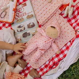 Carrie Convertible Changing Set - Strawberry - Olli Ella