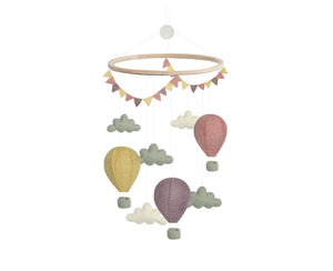 Hot Air Balloon Baby Mobile - Pastels - Gamcha