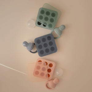 Fresh Food Feeder - Freezer Tray - Blush - Mushie