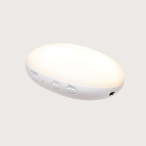 Moonie 2.0 Organic Humming Teddy Bunny Night Light - Cappuccino