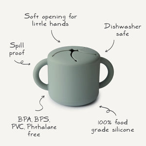 Silicone Snack Cup - Whales - Mushie