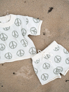 Peace Knit Set - Sage