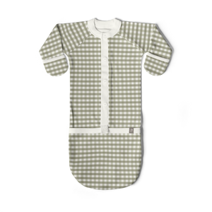 Sleepsuit Convertible Gown - Gingham